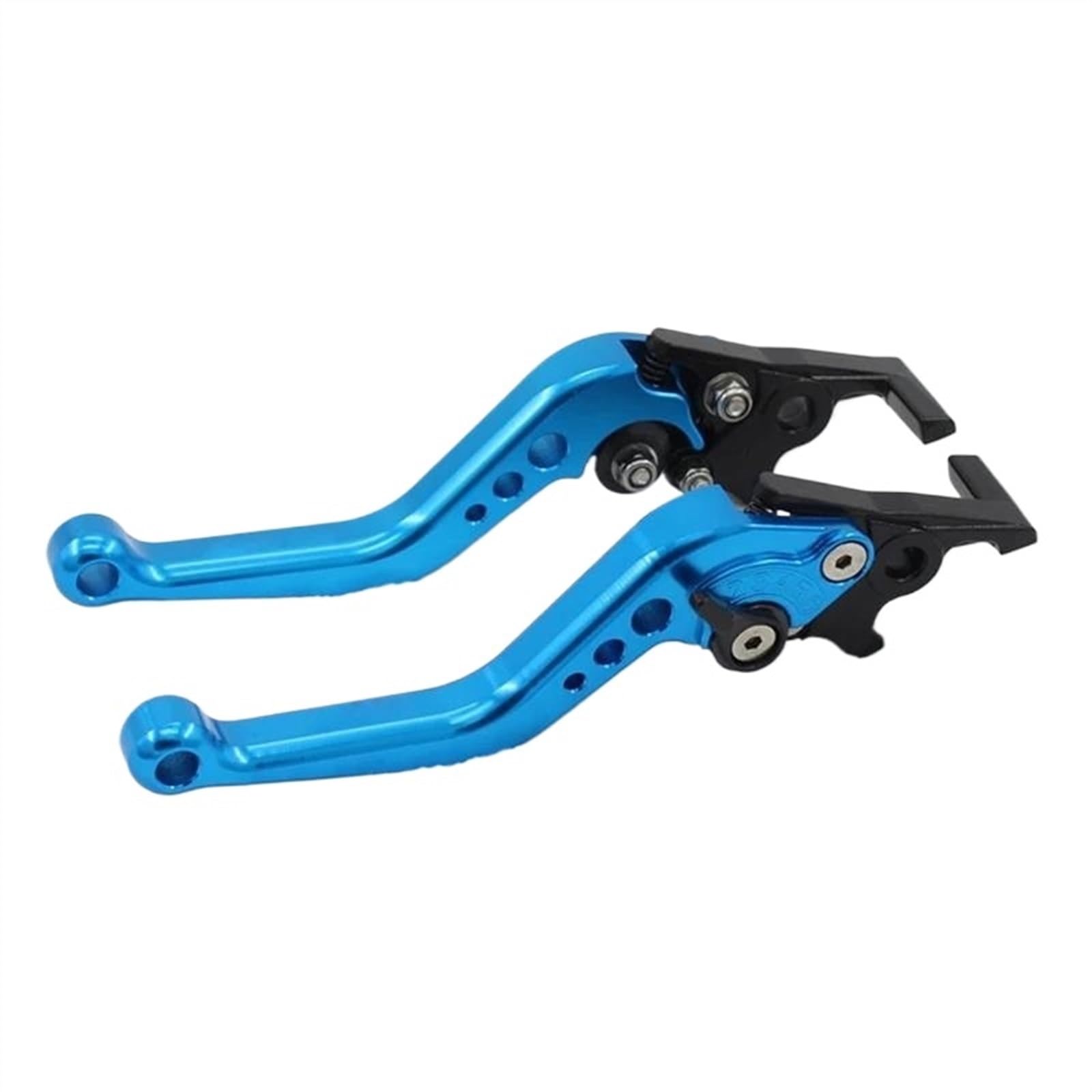 ZXYIWSDF Motorrad-Kupplungsbremshebel Motorradzubehör Modifizierte Teile Klappbarer Kupplungshebel Einstellbarer Trommelbremslenker Modifizierte Hupe Einstellbarer Handhebel(Blue) von ZXYIWSDF