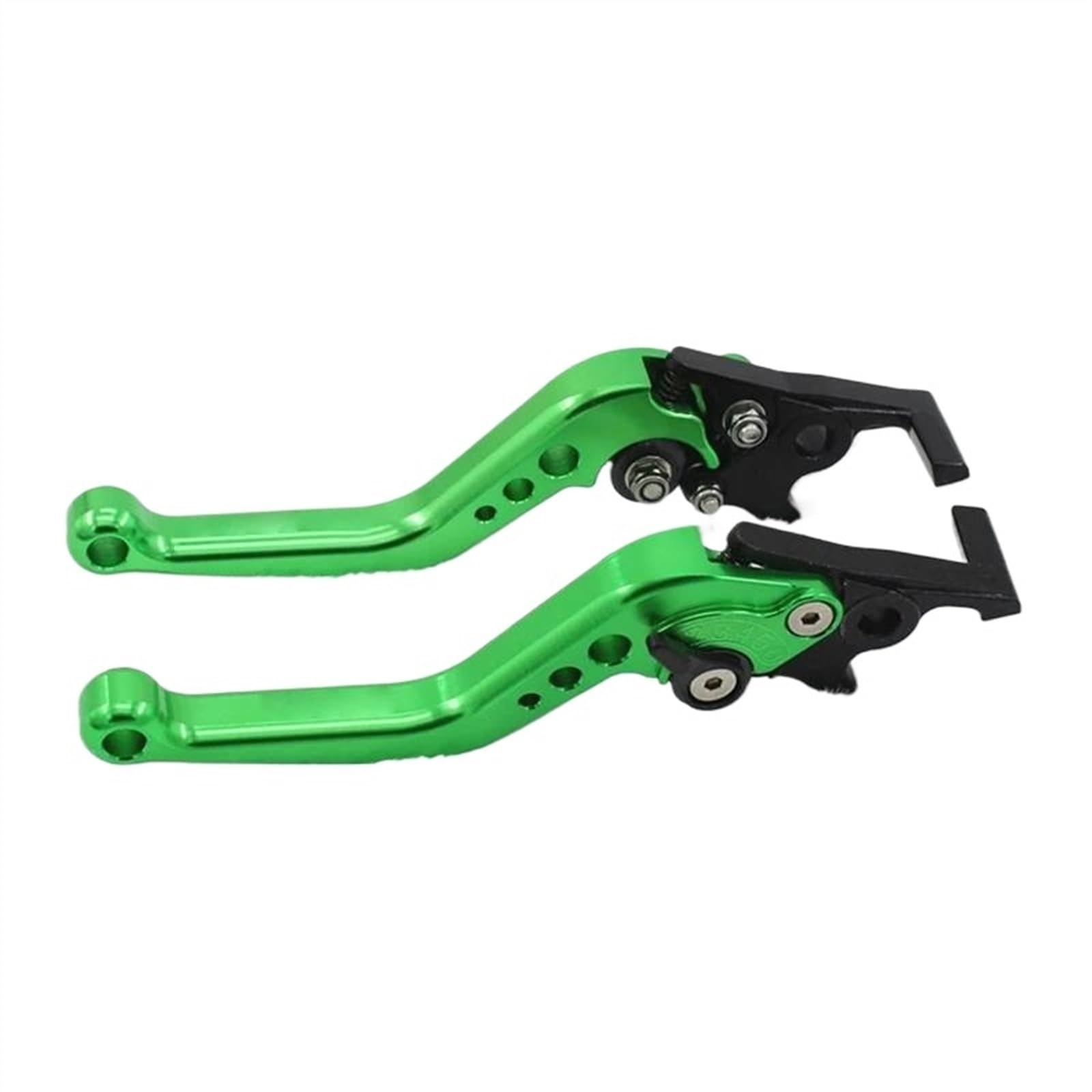 ZXYIWSDF Motorrad-Kupplungsbremshebel Motorradzubehör Modifizierte Teile Klappbarer Kupplungshebel Einstellbarer Trommelbremslenker Modifizierte Hupe Einstellbarer Handhebel(Green) von ZXYIWSDF