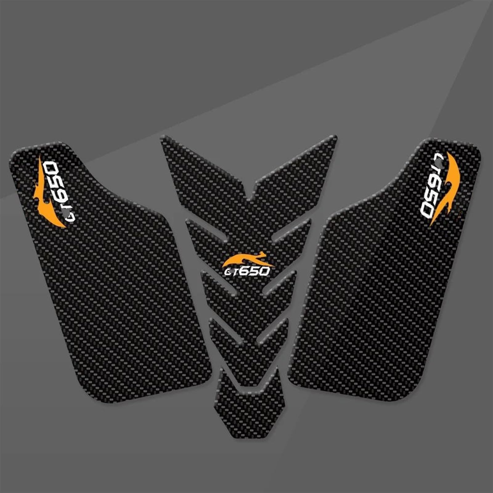 ZXYIWSDF Motorrad Tank Aufkleber Für GT650R GT 650 R 2005-2017 2016 2015 Fischgrätenaufkleber Motorrad Tankpad Transparente Aufkleber Seitenaufkleber Tankpad Motorrad(7) von ZXYIWSDF