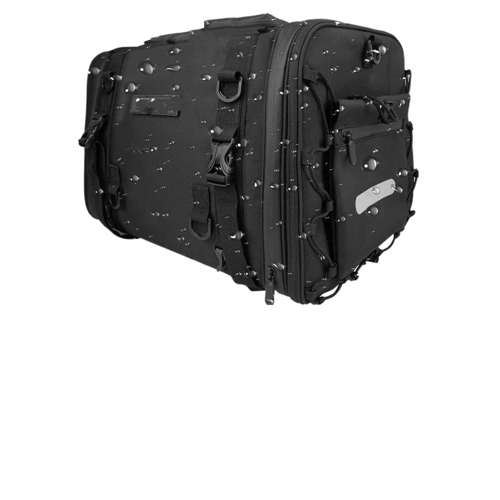 ZXYIWSDF Motorradsatteltaschen 35–50 L Motorradtasche, Großes Fassungsvermögen, Hintere Satteltasche, Hängetasche, Gepäckträger, Outdoor-Reisegepäck, Rücksitztasche von ZXYIWSDF