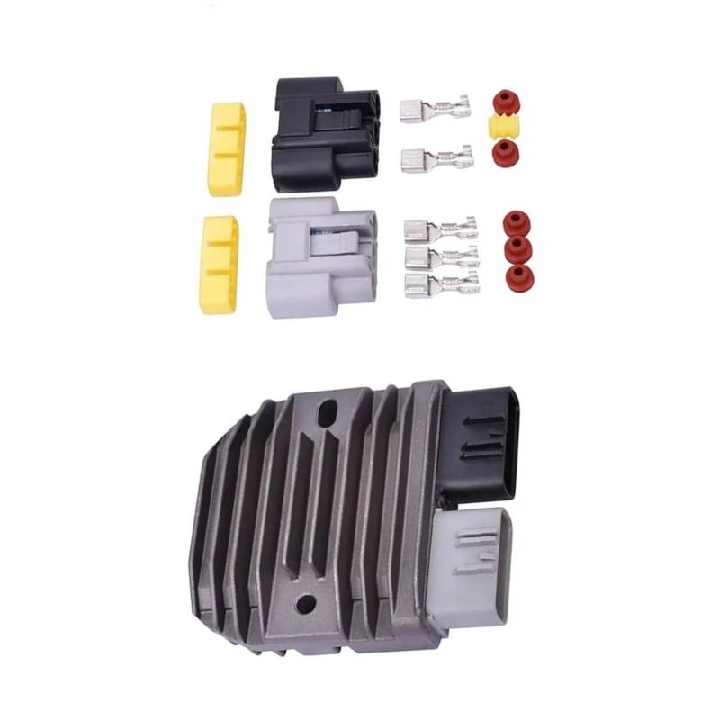 ZXYIWSDF Stecker Regler Gleichrichter Kompatibel Mit Sea-DOO Für GTX 155 Für GTX 215 Für RXT 260 1500 2008 2009 2010 2011 2012 2013 2014 2015 Motorradregler Regler 710001103(with Accessories) von ZXYIWSDF