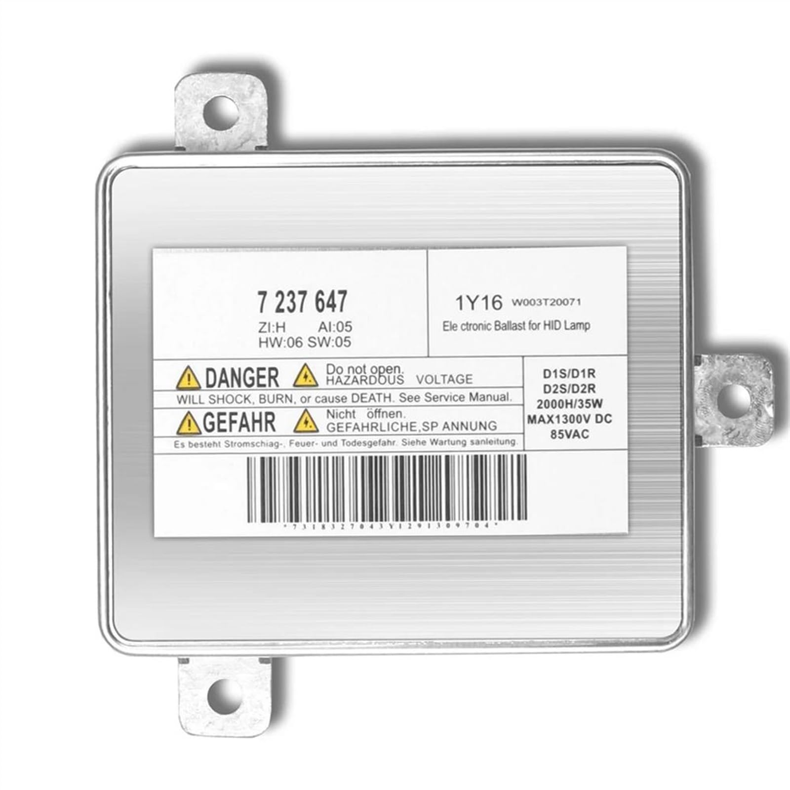 ZXYIWSDF Vorschaltgerät Kompatibel Mit 3er E90 E91 2008–2012 E92 E93 2010–2013 W003T20071 63117318327 7237647 Auto D1 D2 Xenon H-ID Vorschaltgeräte Scheinwerfer-Steuermodul von ZXYIWSDF