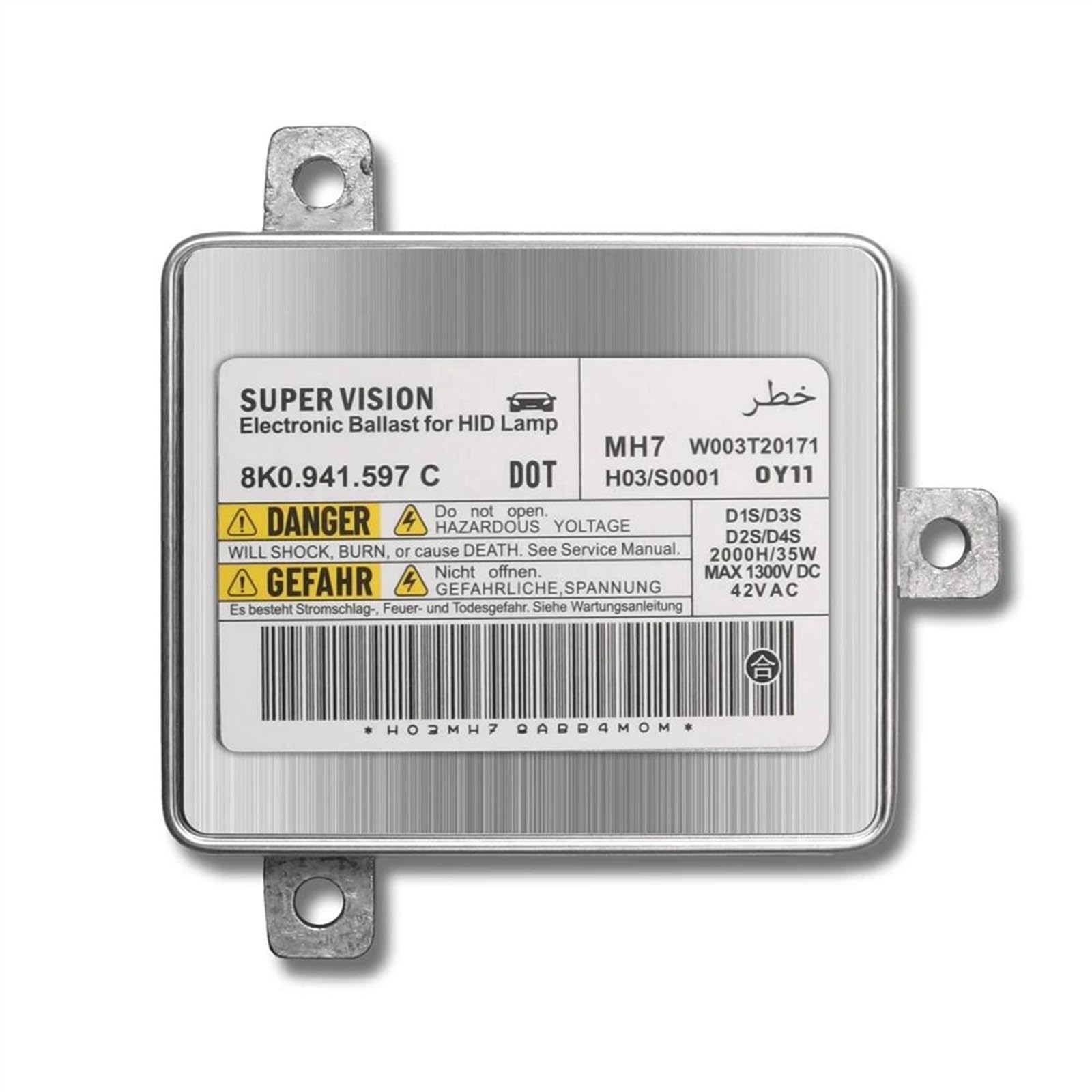 ZXYIWSDF Vorschaltgerät Kompatibel Mit A3 S3 A4 S4 A5 S5 A6 S6 A7 S7 A8 S8 Q5 Q7 8K0941597C W003T18871ZKW Auto H-ID Xenon Scheinwerfer Vorschaltgerät D1S D2S D3S D4S Steuergerät von ZXYIWSDF