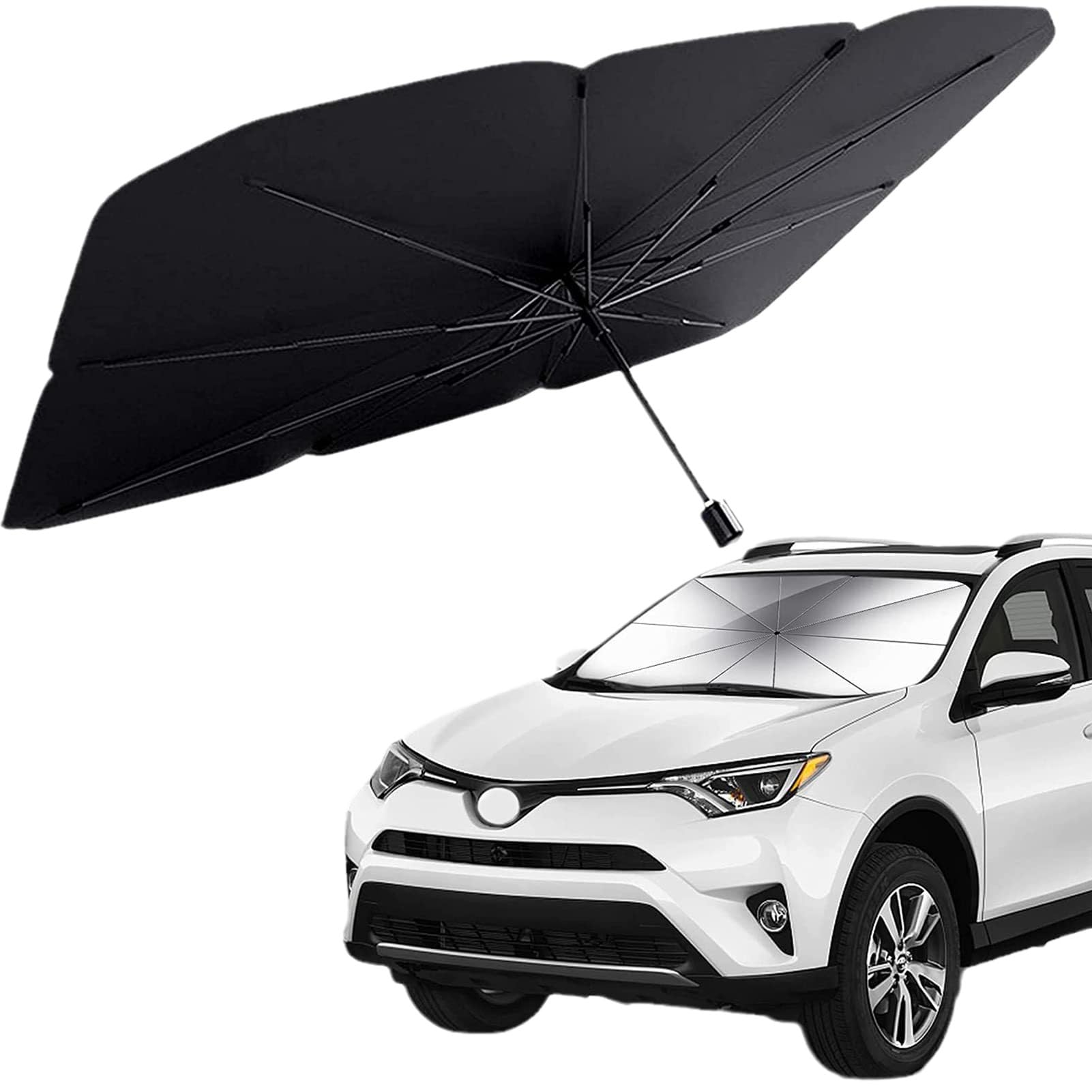 Auto-Sonnenblende fur Nissan X-Trail 2014-2020, Sonnenschutz Frontscheibe Innen Foldable UV Schutz von ZXYzanxy