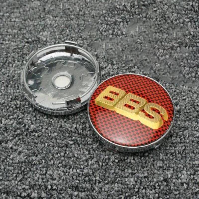 4 Stück Auto Radnabenkappen für BBS（60MM）, ABS Verbundmaterial Nabenmittenkappe Radkappe Stickers in der Mitte Radnabenkappe,normal-C von ZXjbgjsm