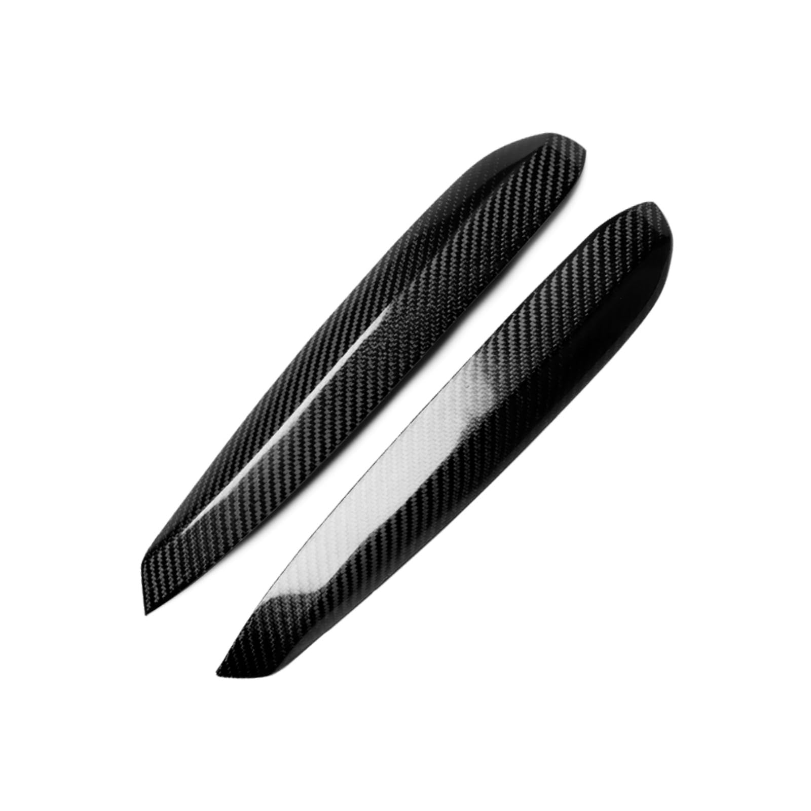 2PCS Auto Styling Carbon Fiber Scheinwerfer Augenbraue Augenlider Zubehör Teile Für VW,Für Golf3 MK3 Auto Sticker 1992-1999 von ZYALUI