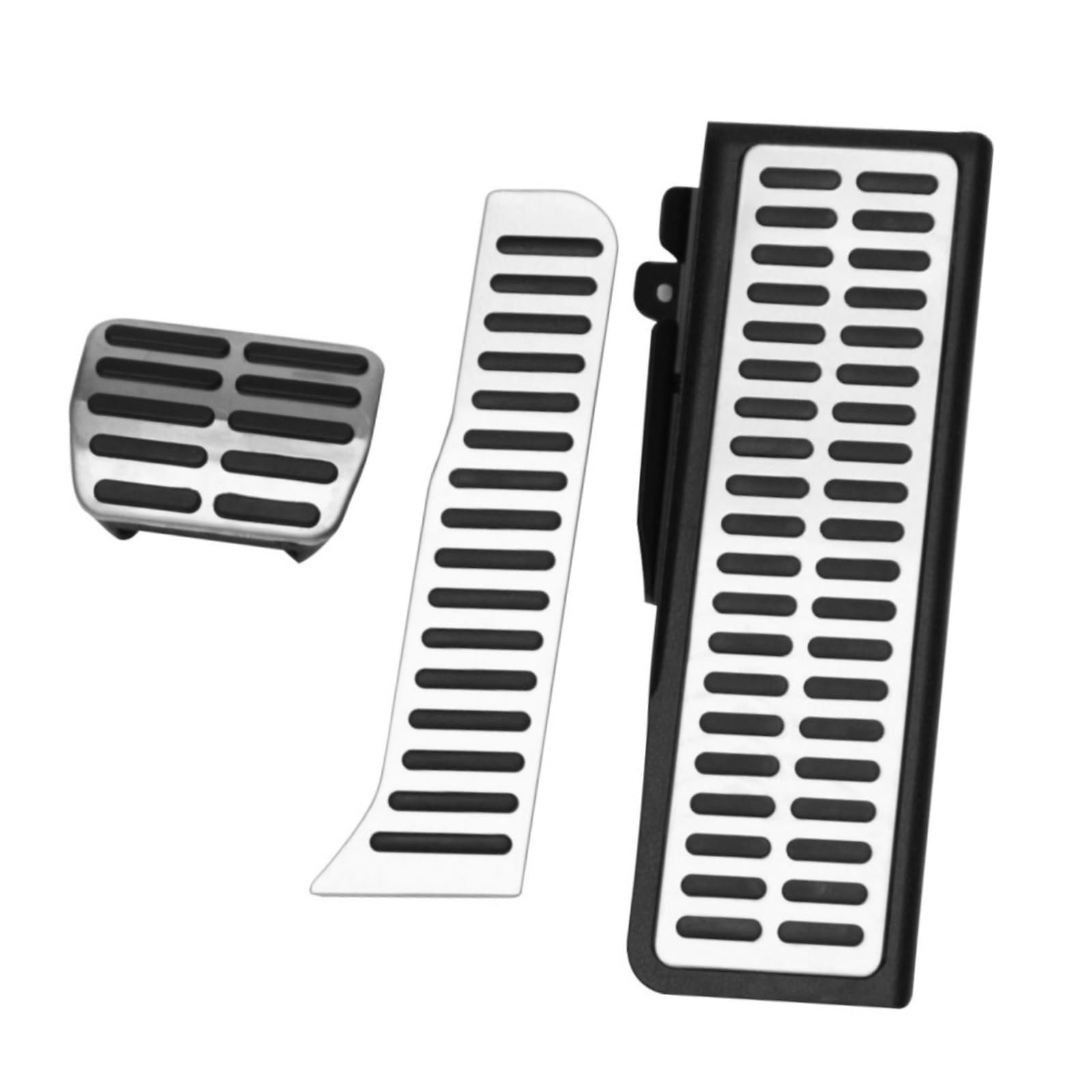 Für Seat,Für Altea,Für Leon 2009-2012,Für Toledo 2006-2009 LHD Auto Pedal Parts Stainless Steel Car Pedals Cover Accessories(at with Rest) von ZYALUI