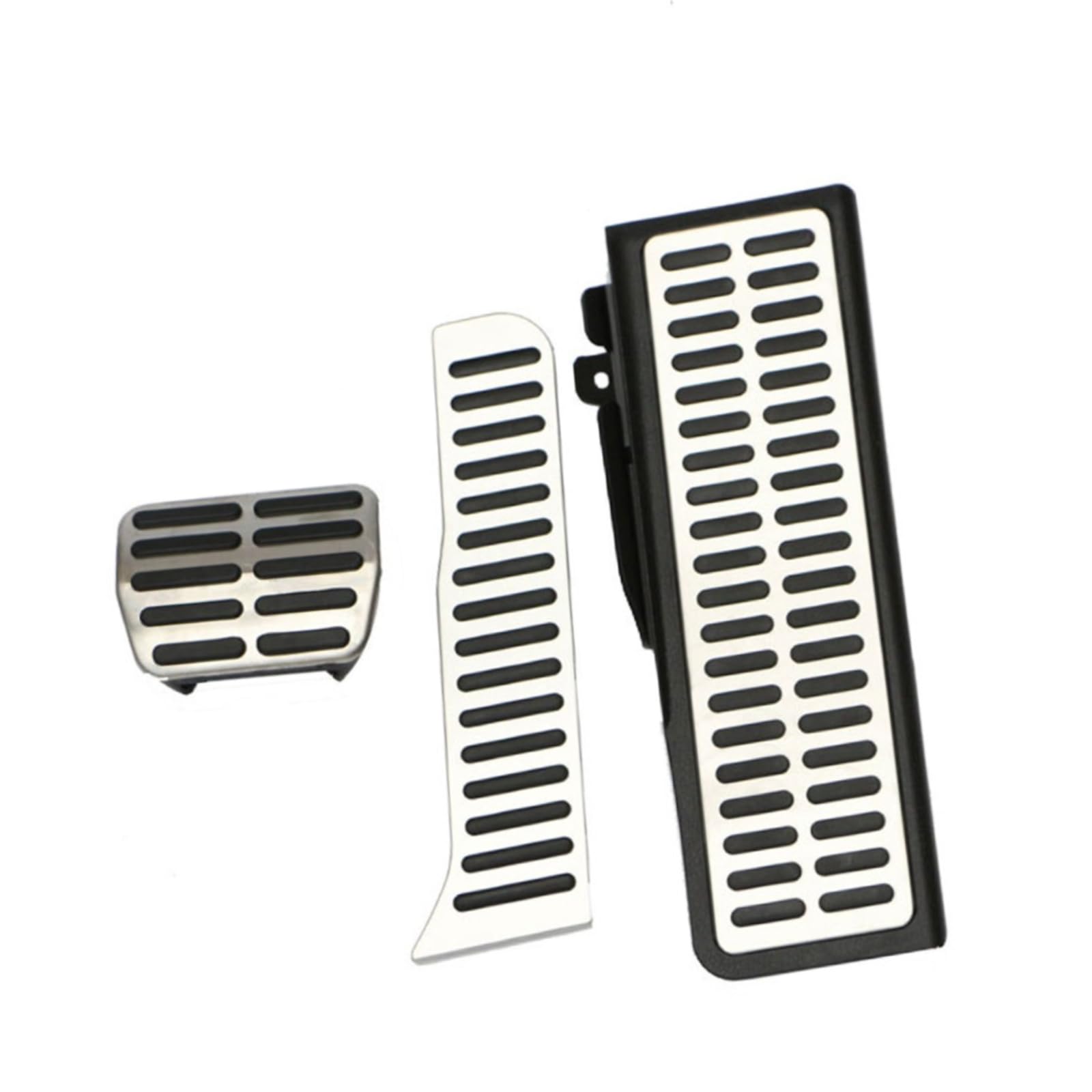 Für Skoda,Für Octavia A5,Für VW,Für Golf 6 MK6,Für Jetta MK5,Für Scirocco Auto Stainless Steel Car Pedal Pads Foot Rest Parts(3Pcs at with Rest) von ZYALUI