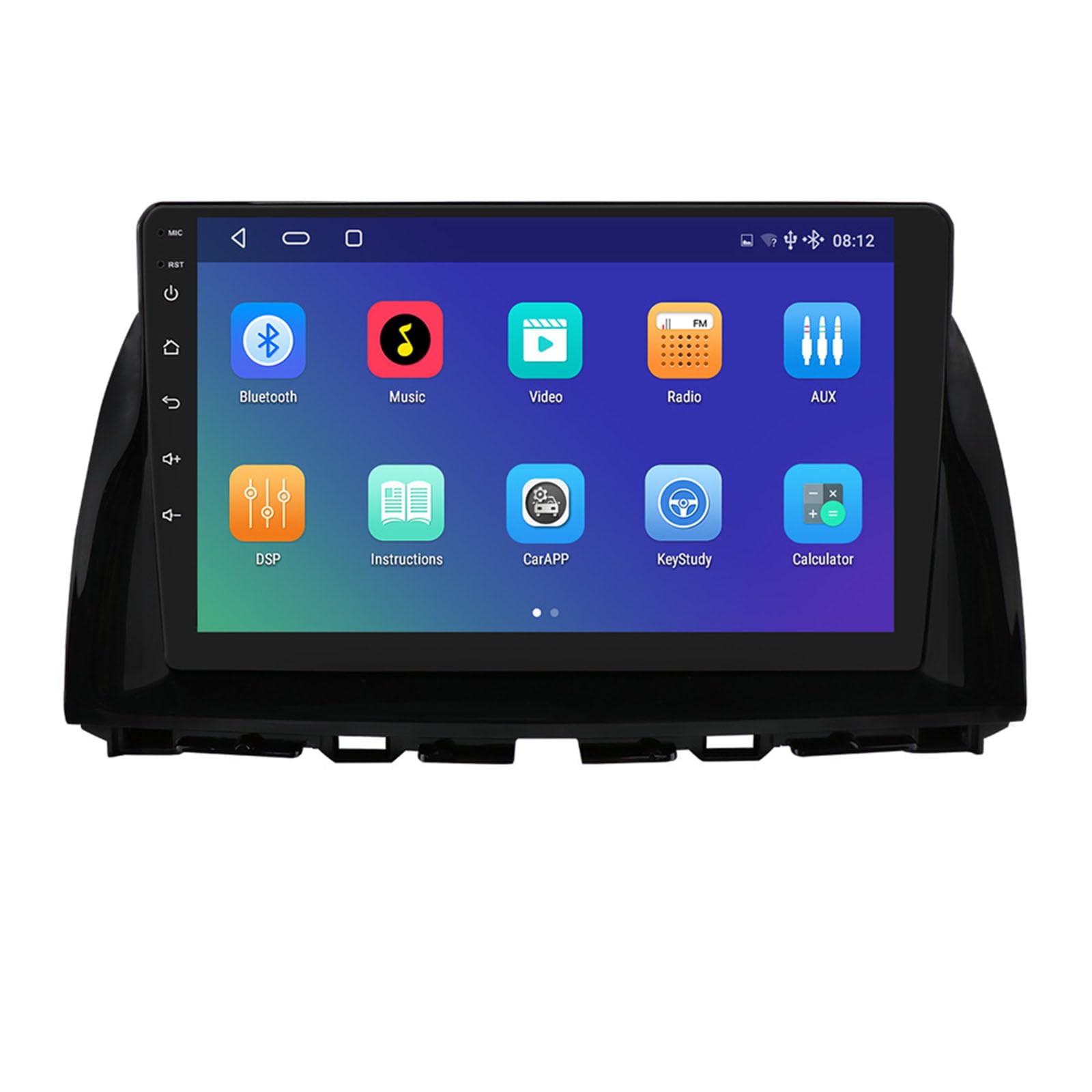 ZYCAFJ Android Autoradio Für 2012 2013 2014 2015 Ma-zda Cx-5 Navigation IPS Touchscreen Multimedia-Player Unterstützt 4g Carplay SWC WiFi Mirror Link Dsp(Size:4 core WiFi 1G+16G) von ZYCAFJ