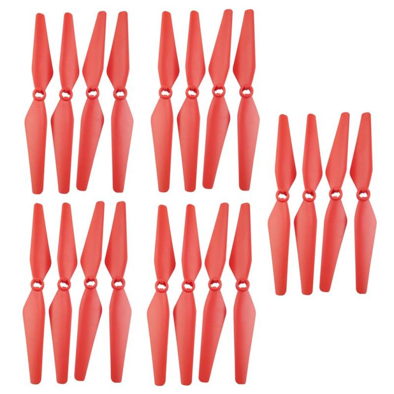 ZYGY 20pcs rot Propeller für SYMA X8SW X8SC X8 PRO X8SG RC Drohne von ZYGY