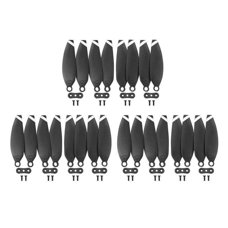 ZYGY 24PCS Propeller für HS175D HT50 X500PRO W3 X650 Z6pro V11MINI F11MINI F7MINI Luftaufnahmen Faltender Quadcopter Zubehör Fernbedienung Drohnenblatt Ersatzteile von ZYGY