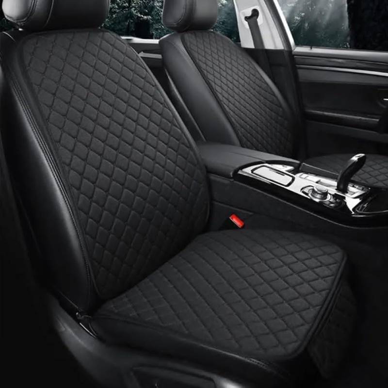 ZYJZXL188 Autositzkissen Komplettset für VW Touran 1.Gen (1T) 2006-2010 2011 2012 2013 2014 2015 5-Seats Atmungsaktives Flachs Autositzbezüge Sitzkissen Auto Anti-Rutsch Sitzauflagen,A/Black von ZYJZXL188