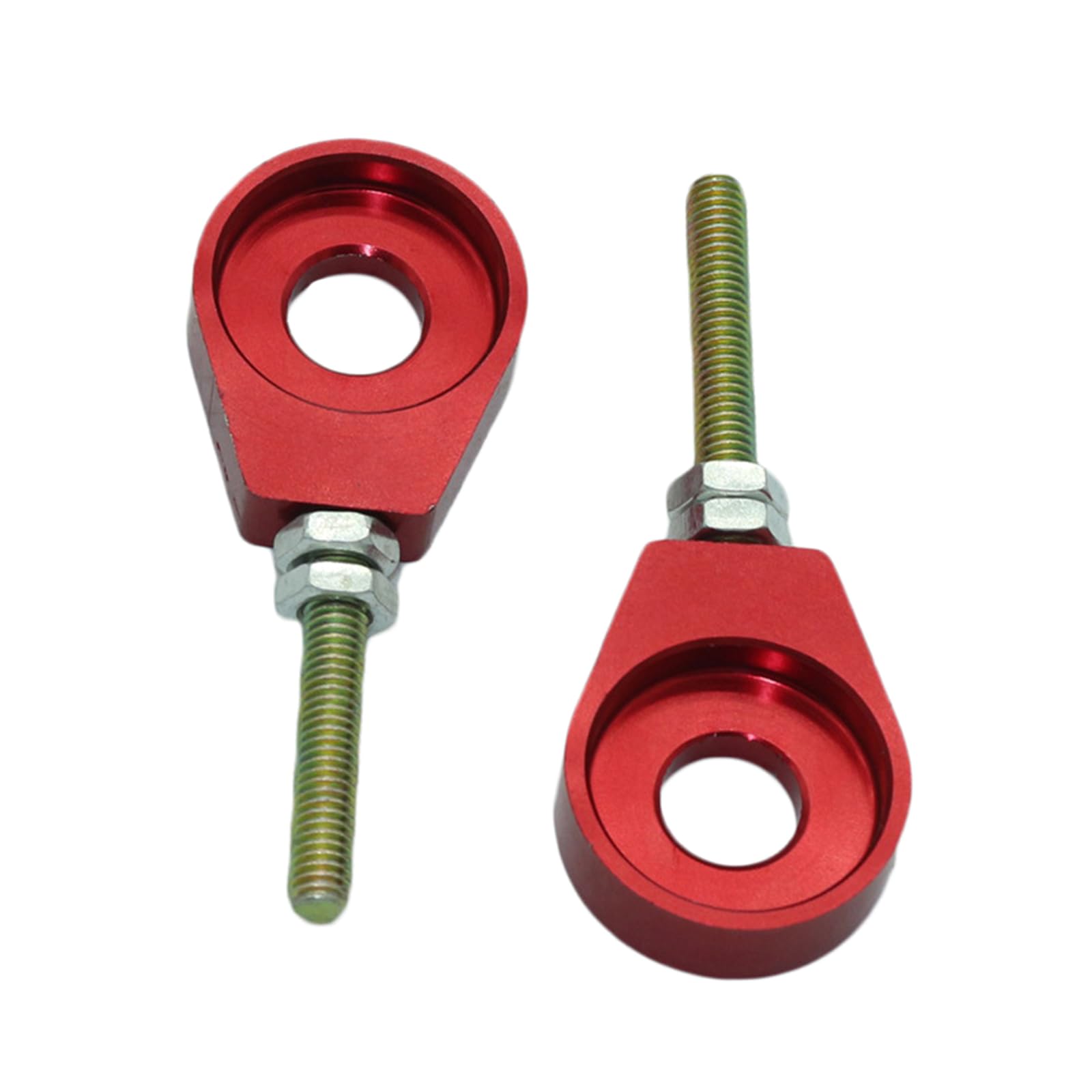 ZYKEJJDDAK 1 Paar Kettenspanner Einverstander 12 Mm/15 Mm Ersatzkettenspanner Für 50 70 Roller Dirt Pit Bike von ZYKEJJDDAK