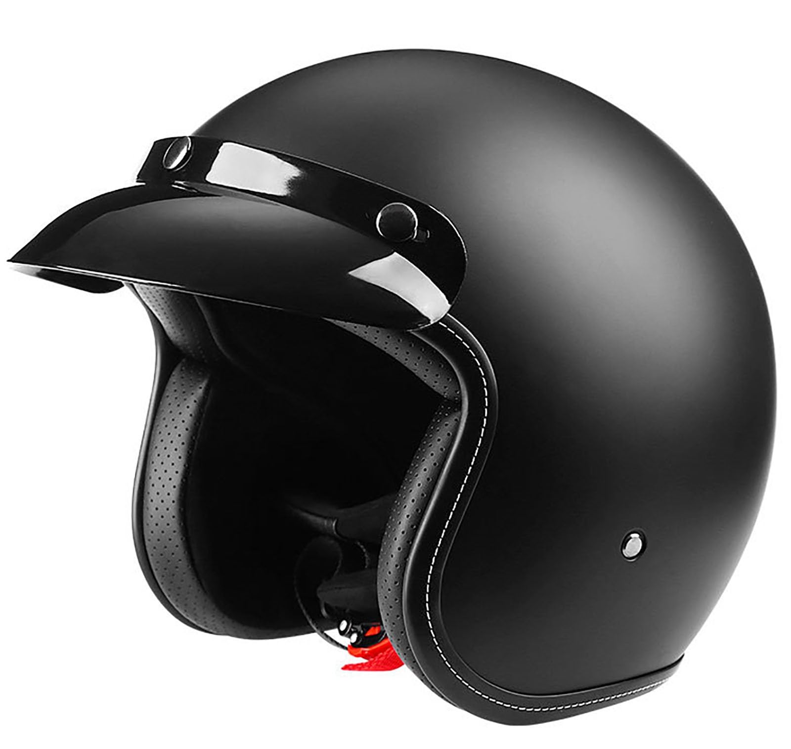 Motorradhelm 3/4 Motorradhelm Jethelm Motorrad-Halbhelm-Stil Jethelm für Männer Frauen Moto-Helm ECE-geprüft C,L von ZYMWBDGD