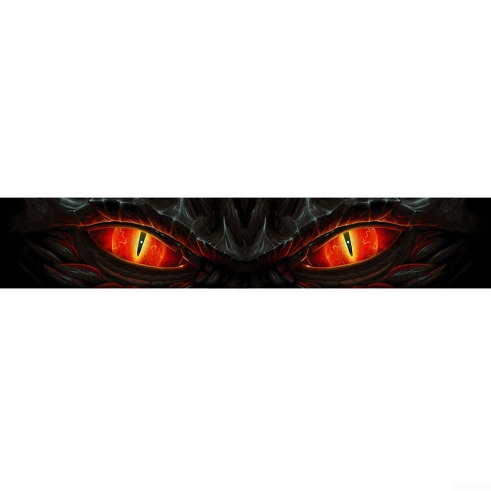 Dragon Eye Graphics Autoaufkleber, Anti-Sonnenschutz-Banner, stilvoll und cool von ZYNCUE