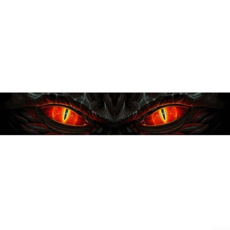 Dragon Eye Graphics Autoaufkleber, Anti-Sonnenschutz-Banner, stilvoll und cool von ZYNCUE