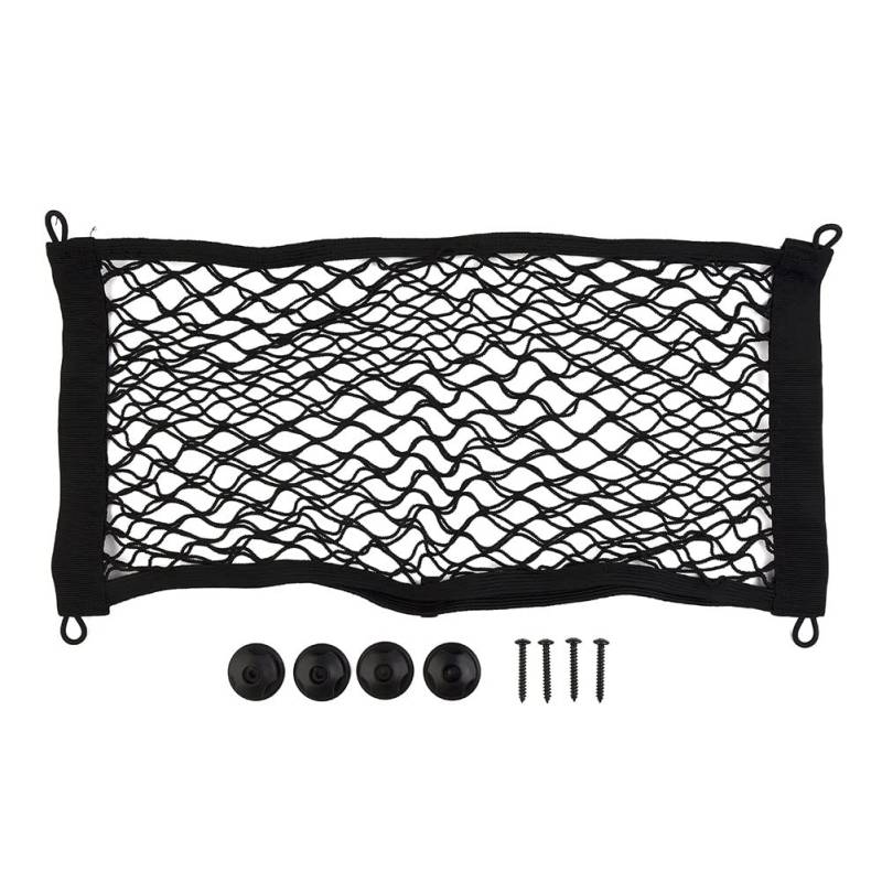 ZYNCUE 25 x 50 cm Frachtnetz Dehnbares Elastisches Aufbewahrungsnetz Rear Mesh Organizer Tasche für Auto SUV LKW Vans von ZYNCUE