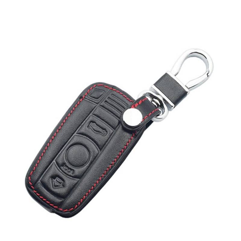 ZYNCUE Auto Fernbedienung Hülle Schlüsselanhänger Schlüssel Schutzhülle Ersatz - Leder Autoschlüssel Hülle Fob Cover für B-M-W E90 E60 E70 E87 1 3 5 Serie für X5 X6 von ZYNCUE