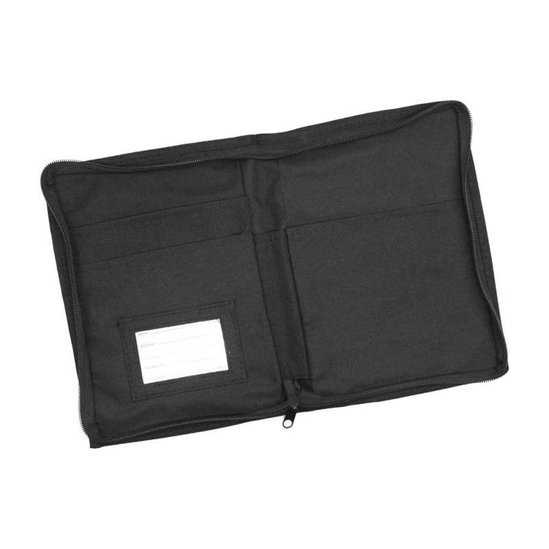 ZYNCUE Auto-Handschuhfach, Organizer, Aufbewahrungsmappe, strapazierfähig, 600D-Oxford-Stoff, schwarz, , 24 x 18 x 2 cm, Schwarz von ZYNCUE