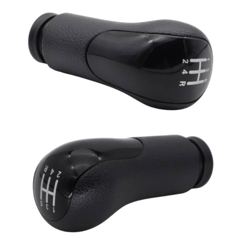 Car Gear Shift Knob 5 Geschwindigkeit Für Ford Für Fiesta Für Fusion Für Transit Für Connect 2002+ Manueller Schaltknauf Stick Auto Schaltknauf Schwarz Schaltmanschette Knauf von ZYOTRI