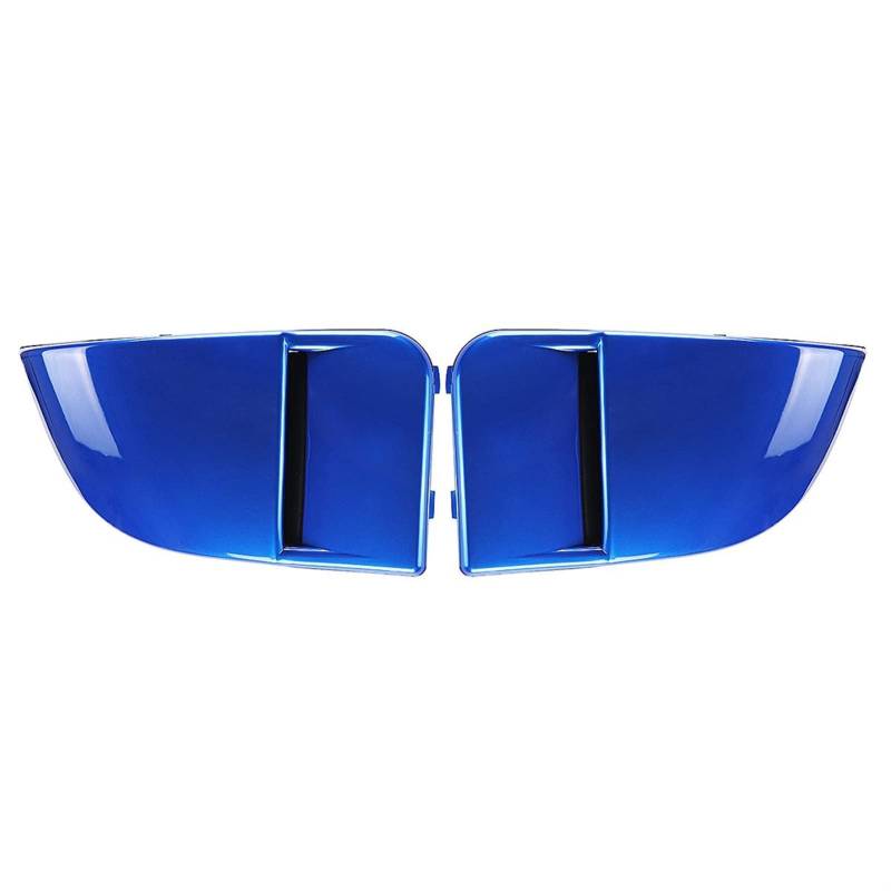 ZYQRXJ 2 Stück blaue Auto-Frontstoßstange, Nebelscheinwerfer, Kühlergrill-Abdeckung, Grill-Lampenabdeckungen, Stoßstangen-Abdeckung, Zierkappe, for Subaru, for Impreza STI WRX 2004–2005 Nebelscheinwer von ZYQRXJ