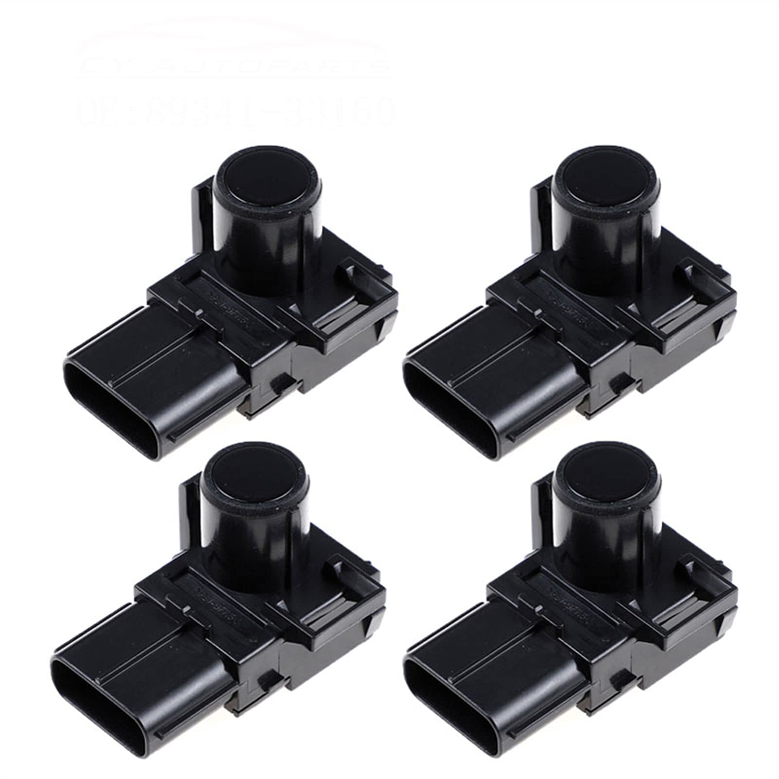 ZYQRXJ 4PCS 3 Farbe PDC Parksensor, for, for Toyota, Land Cruiser Sequoia 4,6 L 4,7 L 5,7 L V8 89341-33160 8934133160 Parksensoren für Autos(Black) von ZYQRXJ