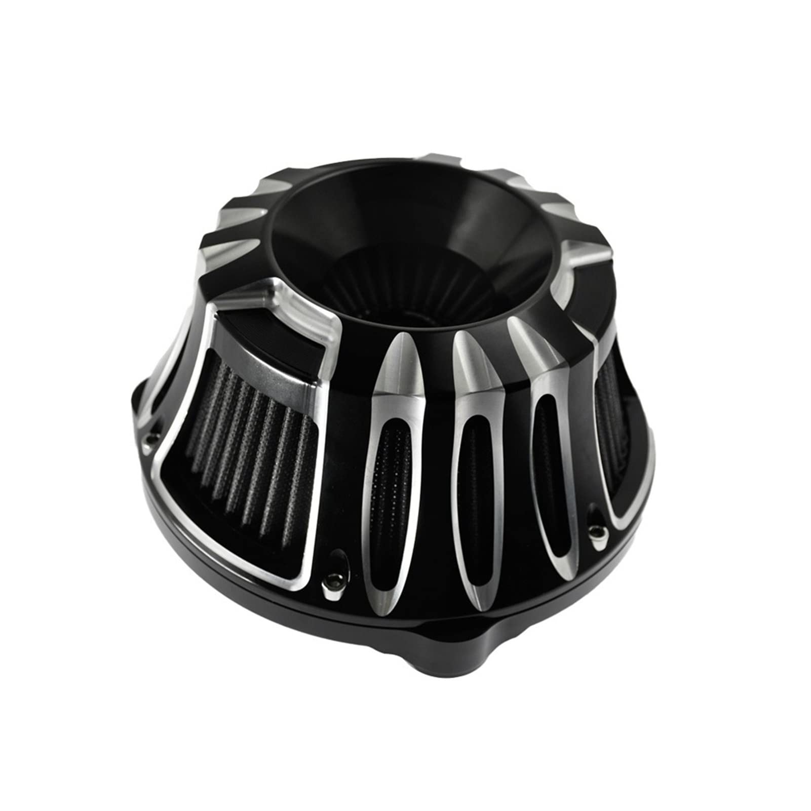 ZYQRXJ CNC Crafts Luftfilter-Einlassfilter for Motorrad, Aluminium, for Harley, Touring Road Street Glide Sportster XL 883 1200 Dyna Lufteinlass für Motorräder(Air Filters A) von ZYQRXJ