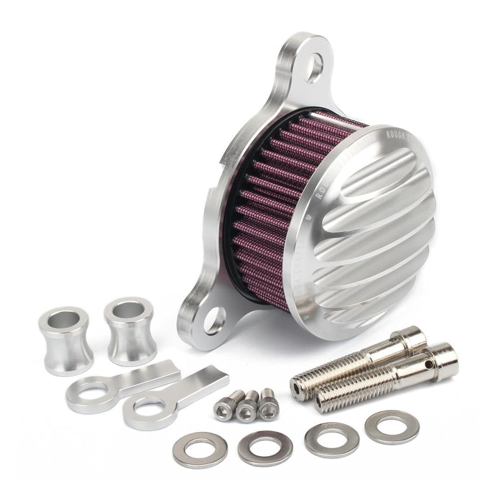 ZYQRXJ Chrom CNC Luftfilter Motorrad Ansaugluftfilter, for Harley, Sportster XL 883 1200 Forty Eight 48 72 Seventy Two 2004-2019 Lufteinlass für Motorräder von ZYQRXJ