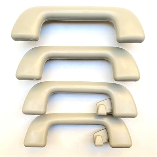 ZYQRXJ Haltegriff for Autodach, grau, mit Haken, universell, for Toyota, for Corolla, for Rav4, for Yaris Vios OEM: 74610–52020 Innensicherheitsgriff(A Set of 4pcs beige) von ZYQRXJ