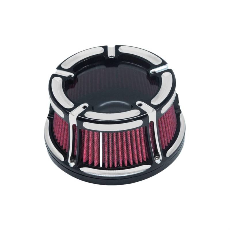 ZYQRXJ Klarer Luftfilter-Filtersatz Contrast, for Harley, XL Sportster 883 1200 Softail Dyna Touring Big-Twin Twin Cam FLT FLST FXDLS M8 Lufteinlass für Motorräder(RED Air Filters B) von ZYQRXJ