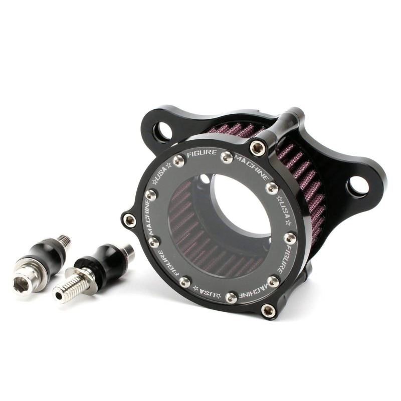 ZYQRXJ Luftfilter Motorrad-Luftreiniger-Ansaugfiltersystem-Kit, for Harley, Sportster 72 Forty-Eight XL883 XL1200 1991-2016 2015 2014 Lufteinlass für Motorräder von ZYQRXJ