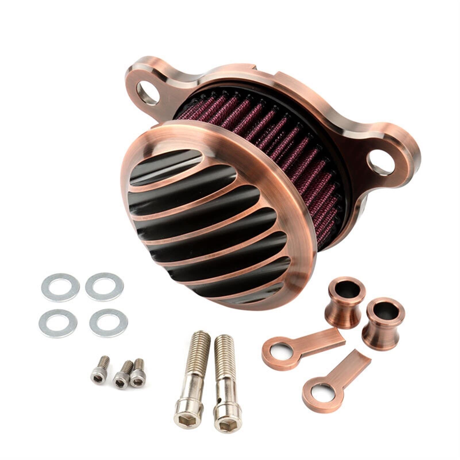 ZYQRXJ Motorcycle Crafts Luftfilter-Ansaugfiltersystem, for Harley, Sportster 1991-2020 Iron 883 XL1200 48 72 Forty-Eight Seventy Two Lufteinlass für Motorräder(Champagne) von ZYQRXJ