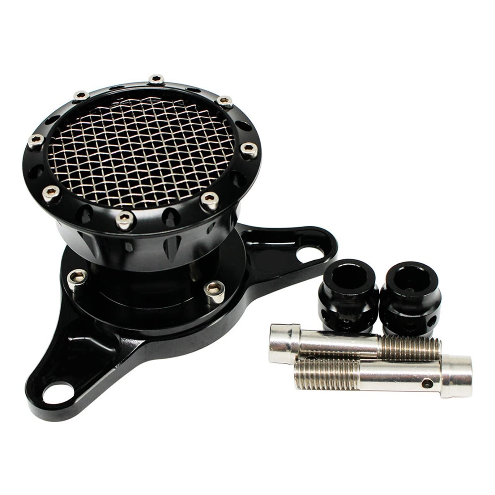 ZYQRXJ Motorrad CNC Luftfilter Ansaugstutzen Luftfilter Ansaugfilter Aluminium, for Harley, Sportster XL 1200 883 72 48 2004-Up Lufteinlass für Motorräder von ZYQRXJ