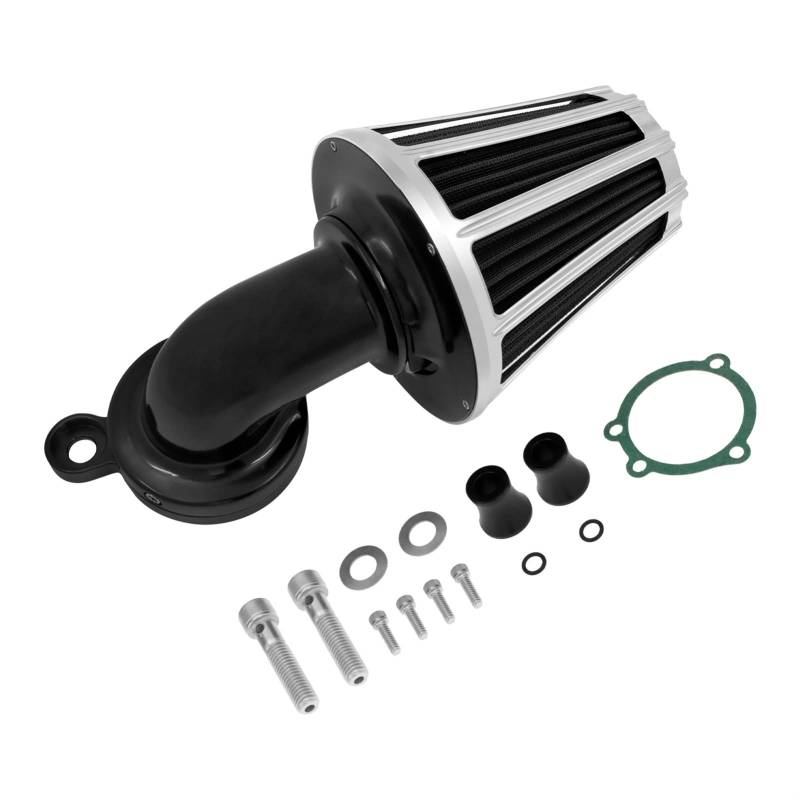 ZYQRXJ Motorrad CNC Luftfilter Filter Aluminium, for Harley, Sportster XL 72 48 1200 883 2004-2021 Nightster Custom Roadster XL883N Lufteinlass für Motorräder von ZYQRXJ