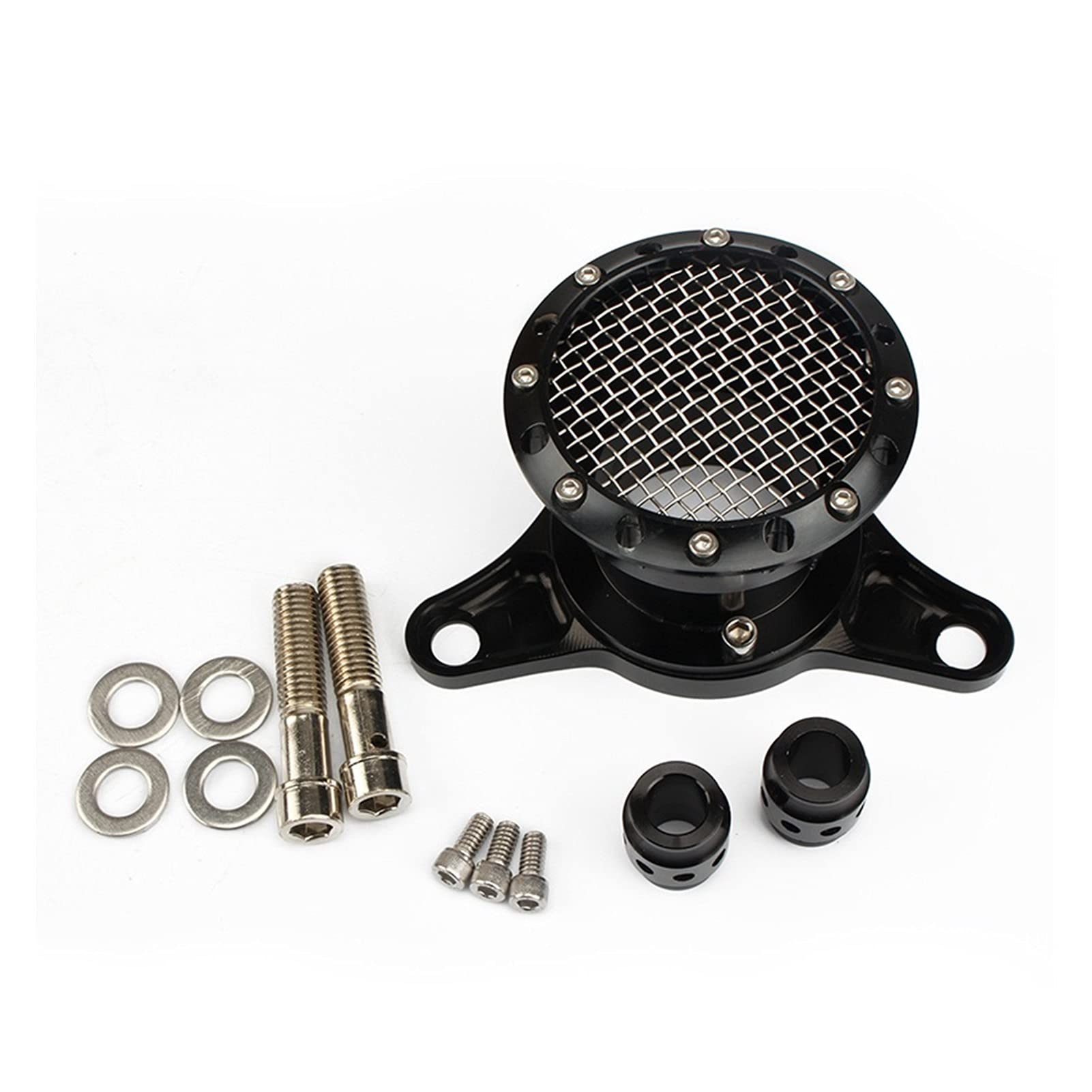 ZYQRXJ Motorrad Schwarz Velocity Stack Luftfilter Ansaugfilter CNC Aluminium, for Harley, Sportster XL883 Iron XL1200 48 72 1991-2021 Lufteinlass für Motorräder von ZYQRXJ