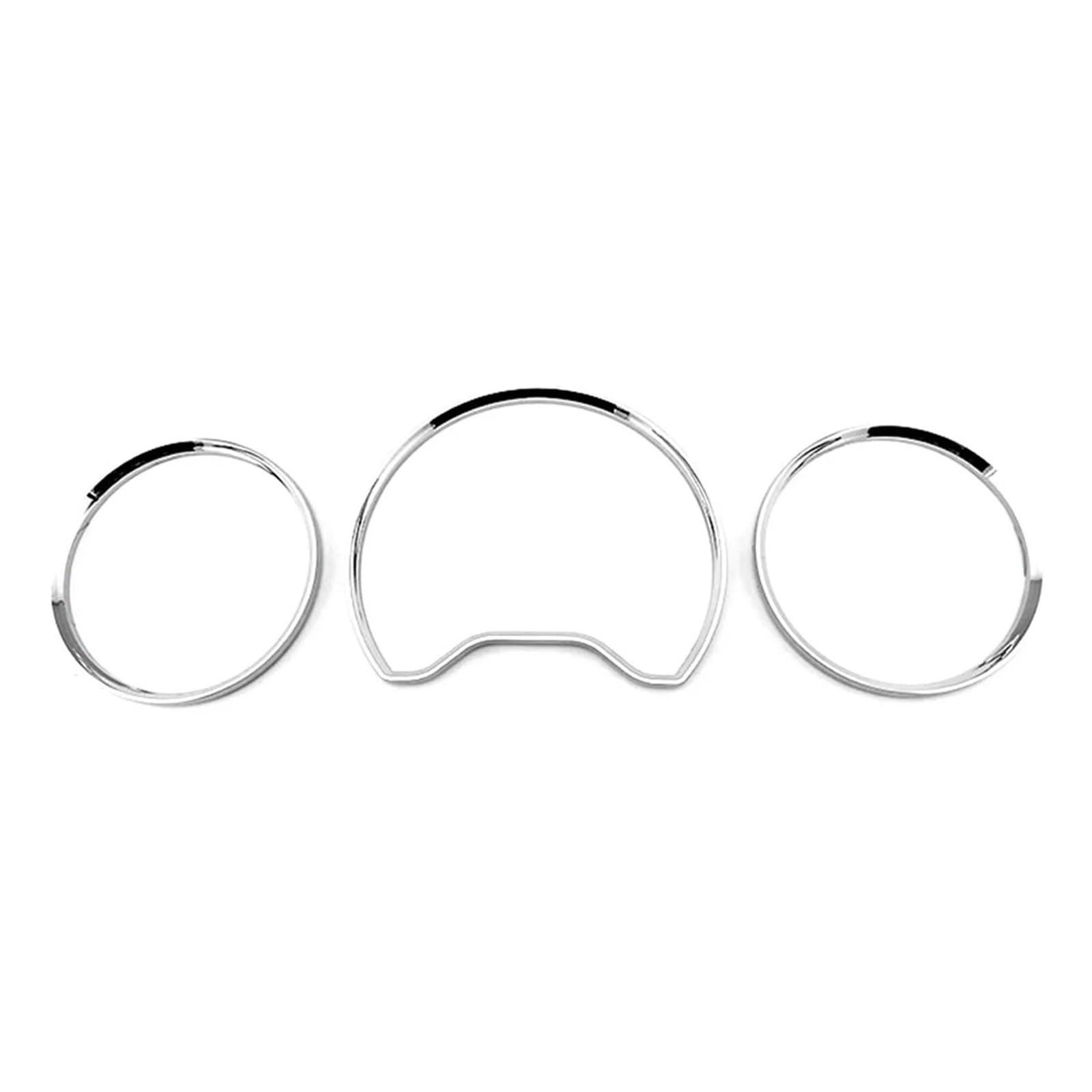 ZYSFSH 3Pcs Gauge Zifferblatt for Dash Cluster Ringe Dashboard Abdeckung Lünette Trim for Mercedes for Benz W210 W202 W208 von ZYSFSH