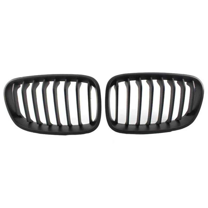 ZYSFSH Mattschwarzer vorderer Nierengrill for BMW 1er F20 F21 2011–2014. Frontgrill-Gitter-Refit von ZYSFSH