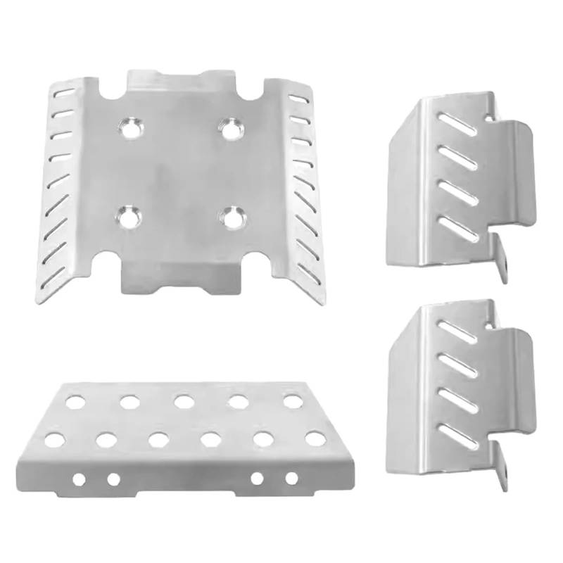 ZYSFSH Metall-Chassis-Kit + Achsabdeckungs-Kit for 1/8 for MJX for Allrock 1/8 H8h V1v2 for RC-Autoteile von ZYSFSH