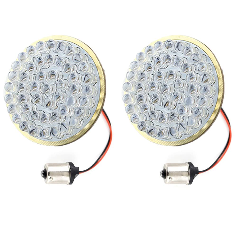 ZYTC 2 Inch LED Indicator with Brake Light Bullet Style Rear 1156 Red LED Indicator von ZYTC