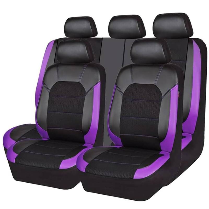 ZYTTYHBA Autositzbezug für Acura ZDX 2010 2011 2012 2013, Autositzbezüge Wasserdicht rutschfest Verschleißfest und Atmungsaktiv Innenausstattung,Purple von ZYTTYHBA