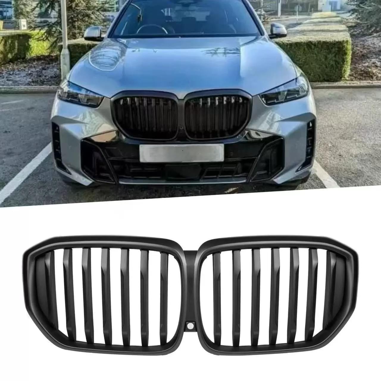 Auto kühlergrill für BMW X5 2023-2024款, Hochwertiges ABS-Rohmaterial mit guter Gesamtleistung von ZYWBOOMRR