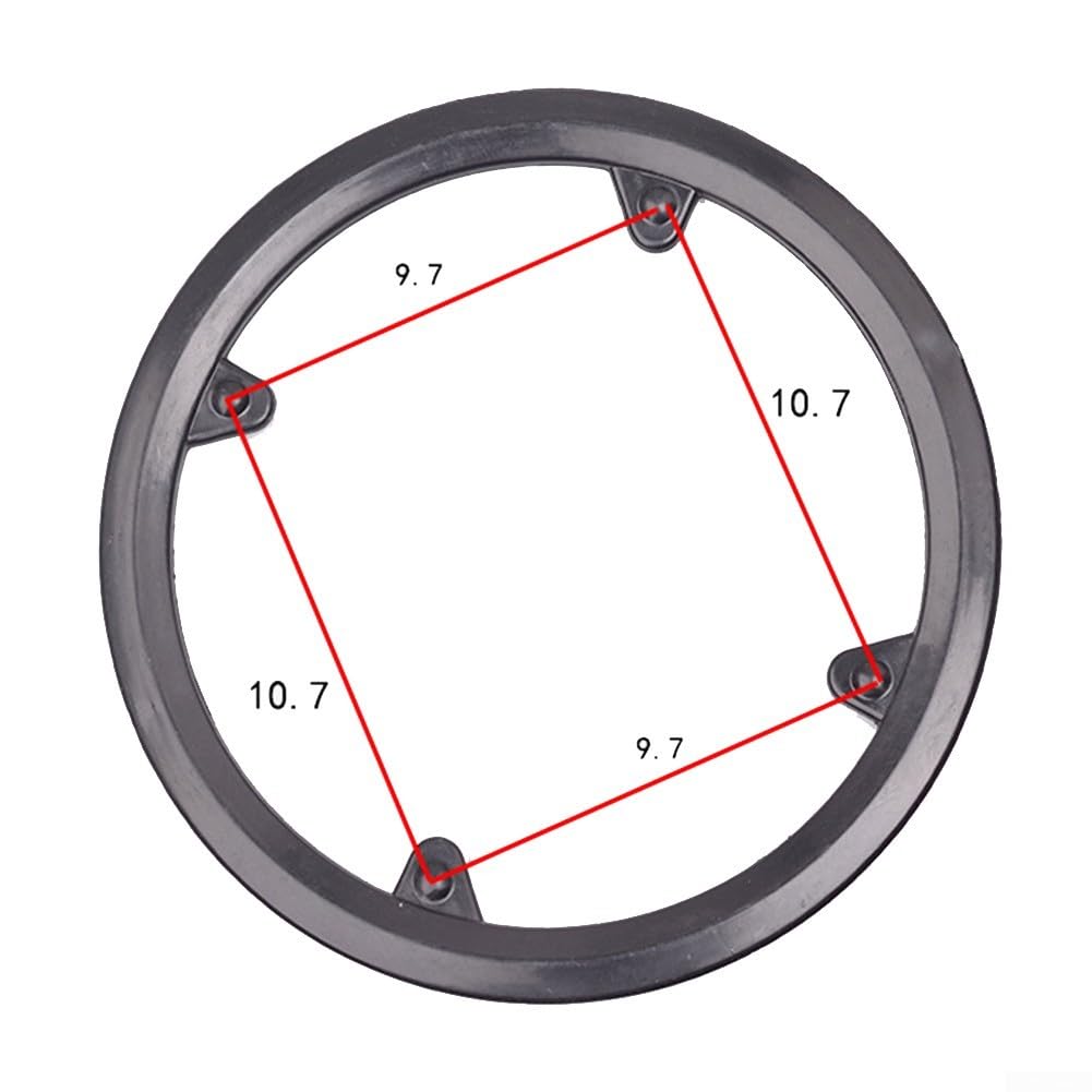 42T Fahrradkettenradabdeckung Schutz für zuverlässige Leistung (schwarz hohl) von ZYWUOY