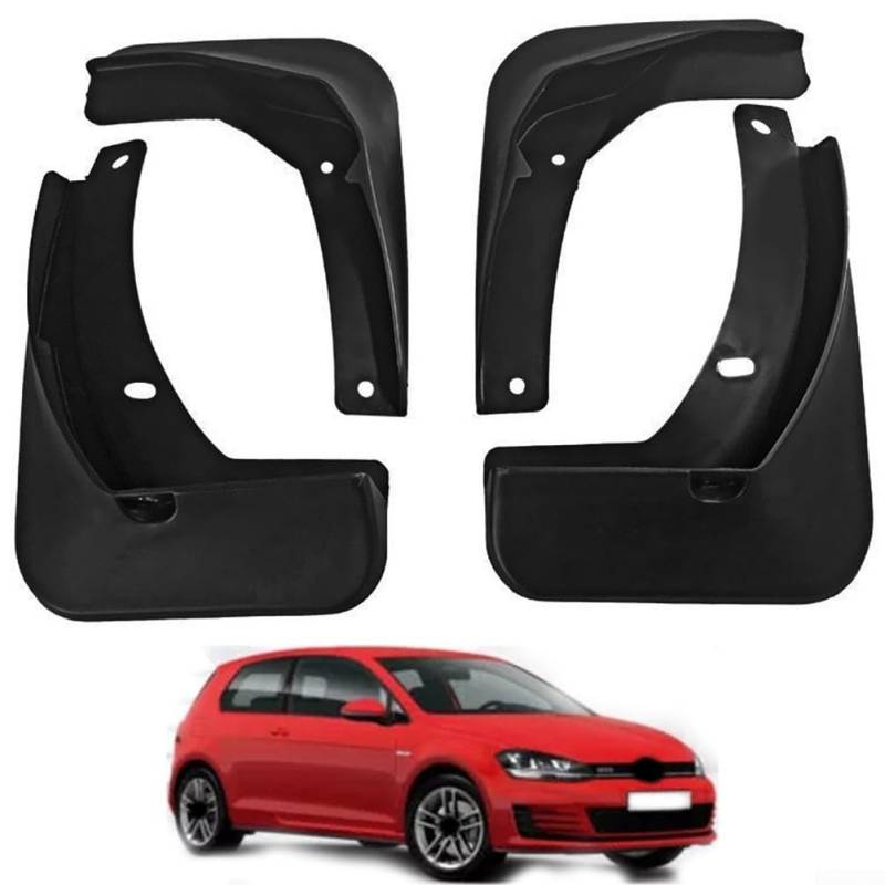 5GV075116 5GV075105 ABS Kunststoff Spritzschutz Schmutzfänger für Golf MK7 MK7.5 für GTD Schrägheck 2013-2019 von ZYWUOY