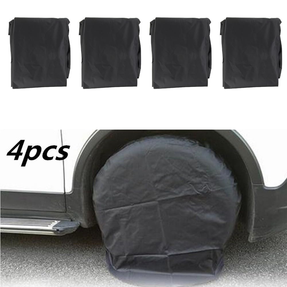 Premium Oxford Cloth Wheel Tire Covers for RV Truck Car Trailer, 4 Pack von ZYWUOY