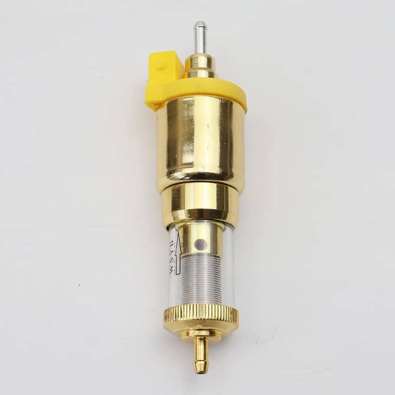 Universal Auto Luft Parking Heizung Kraftstoffpumpe, Universal Ultra Leise 12V/24V Metall Auto Heizung Kraftstoff Luft Pumpen Pumpe Diesel Heizung von ZYWUOY