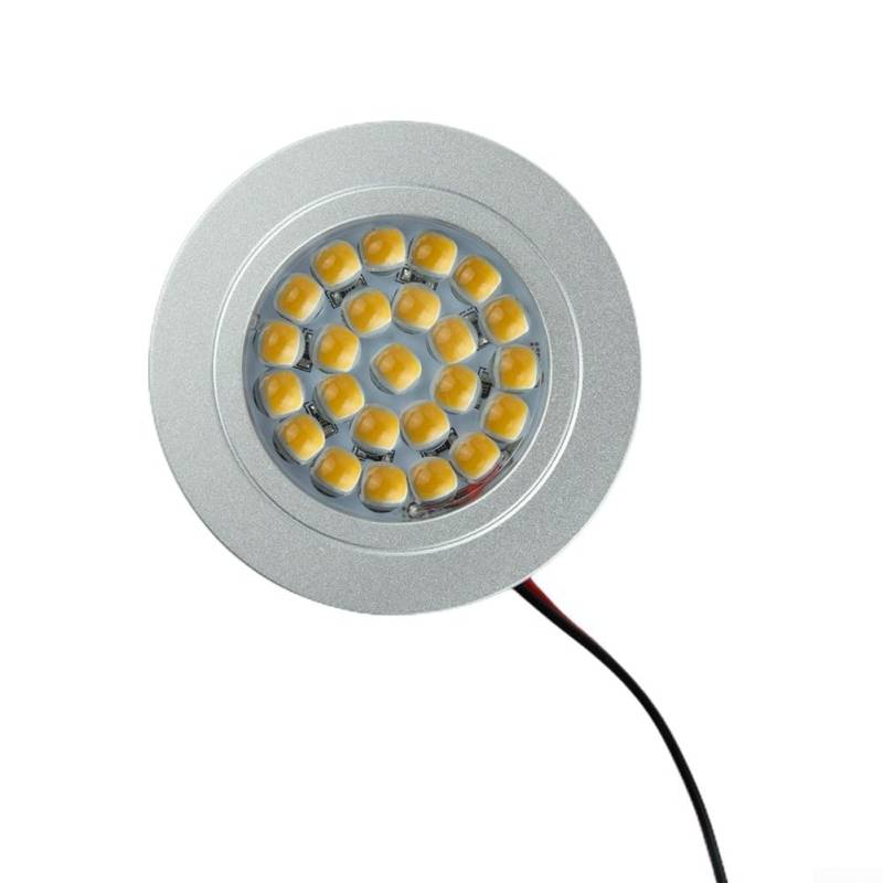 ZYWUOY Kompakte 12 V LED Einbauleuchte mit Touch-Aktivierung für Boot und Wohnwagen, warme Beleuchtung (6 Stück) von ZYWUOY