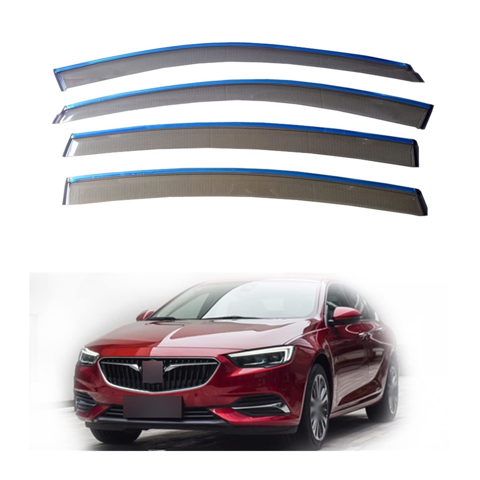 Visier Deflector Fensterregenvisier Für Buick Regal 2017 2018 Windabweiser Seitenfenster Regenabweiser von ZYZCW