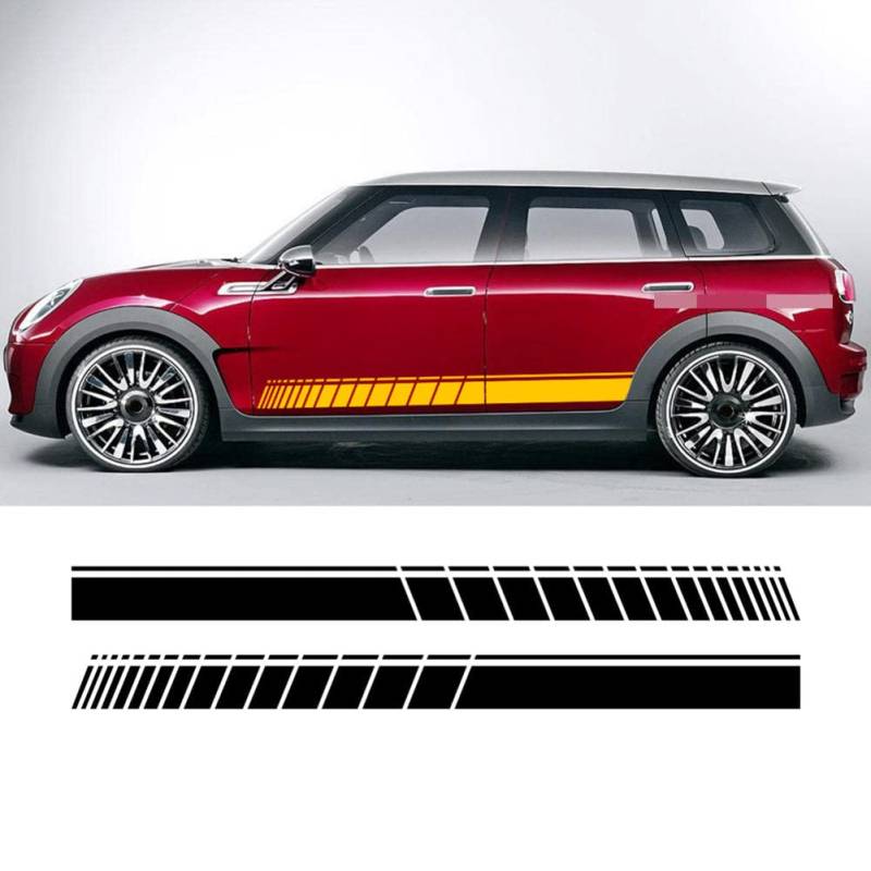 Auto Seitentür Körper Aufkleber Streifen Aufkleber, für Mini Cooper Clubman Countryman F54 F55 F60 R55 R56 R60 Universal Auto Zubehör von ZZMOQ