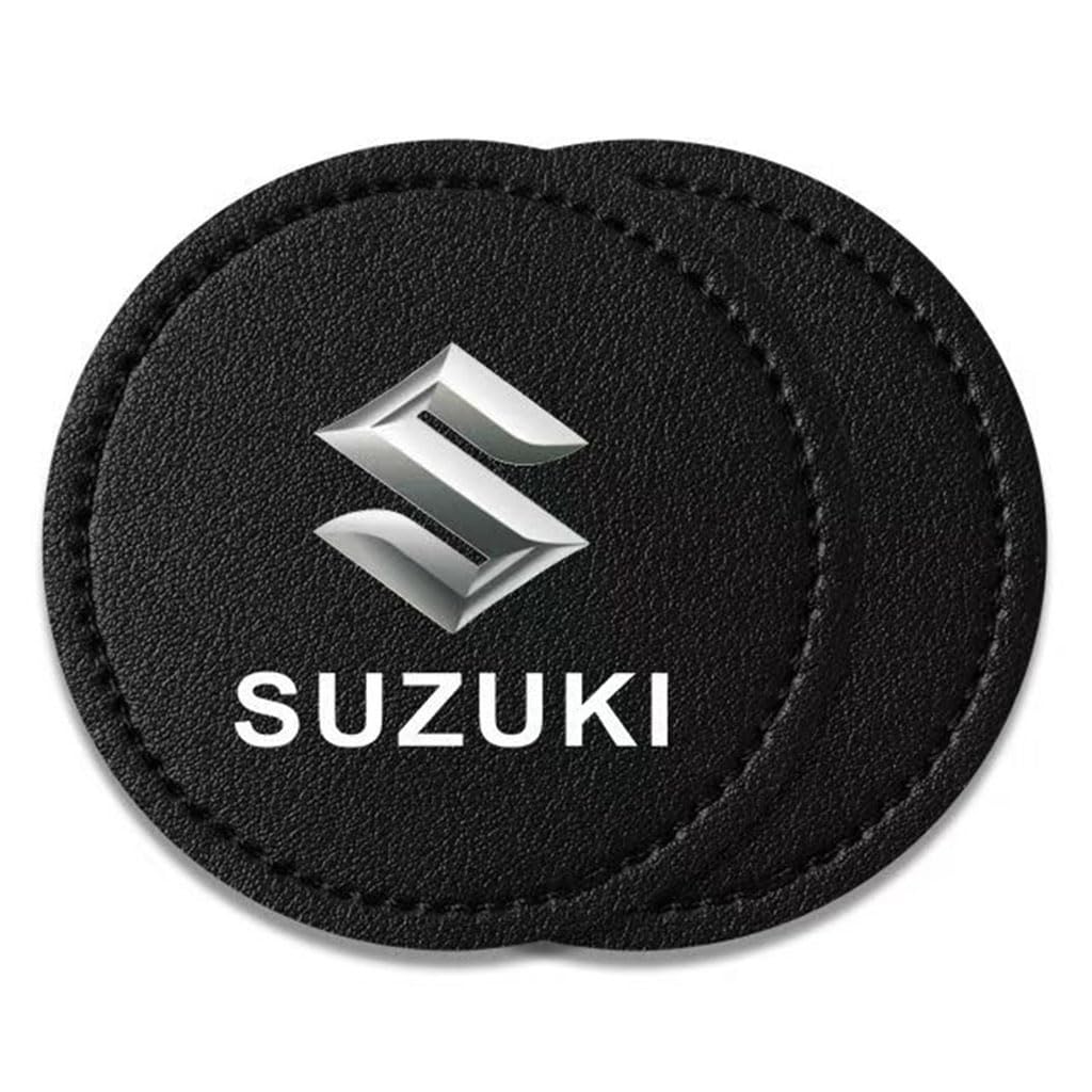 Auto Getränkehalter Untersetzer für Suzuki Alto Combi Every Jimny CELERIO,Auto Becherhalter Einfügen Untersetzer Non-Slip wasserdichte Cup Mats Innere Zubehör,Black von ZZRSXZSR