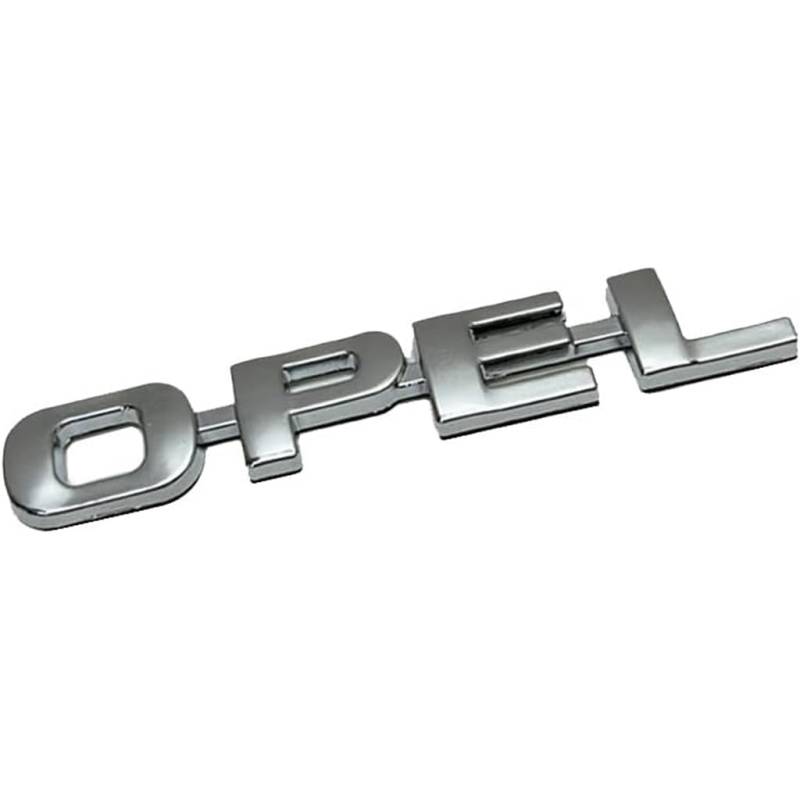 Auto Vorne Hinten Logo Aufkleber für Opel,3D Epoxy Auto Abzeichen Grid Aufkleber Auto Frontgrill Abzeichen Haube Emblem Logo Autozubehör,Silver von ZZRSXZSR